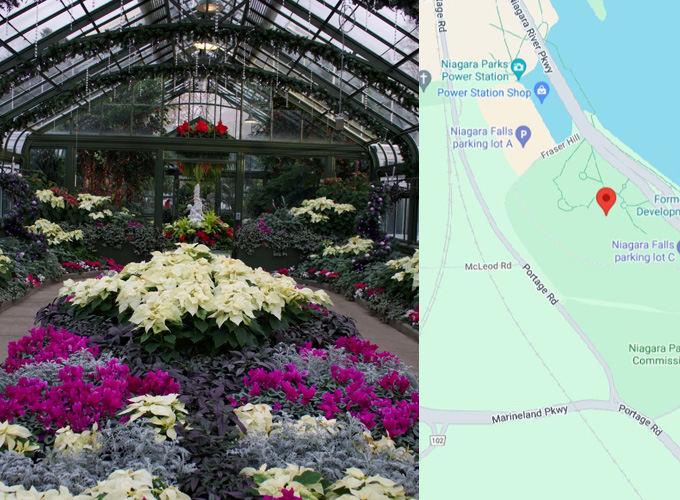Floral showhouse garden Niagara Falls