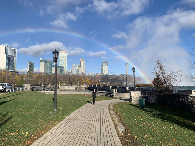 self guided walking tour of Niagara Falls