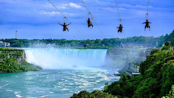 Zipline to Niagara Falls
